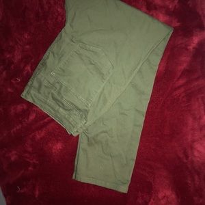 Olive green pants